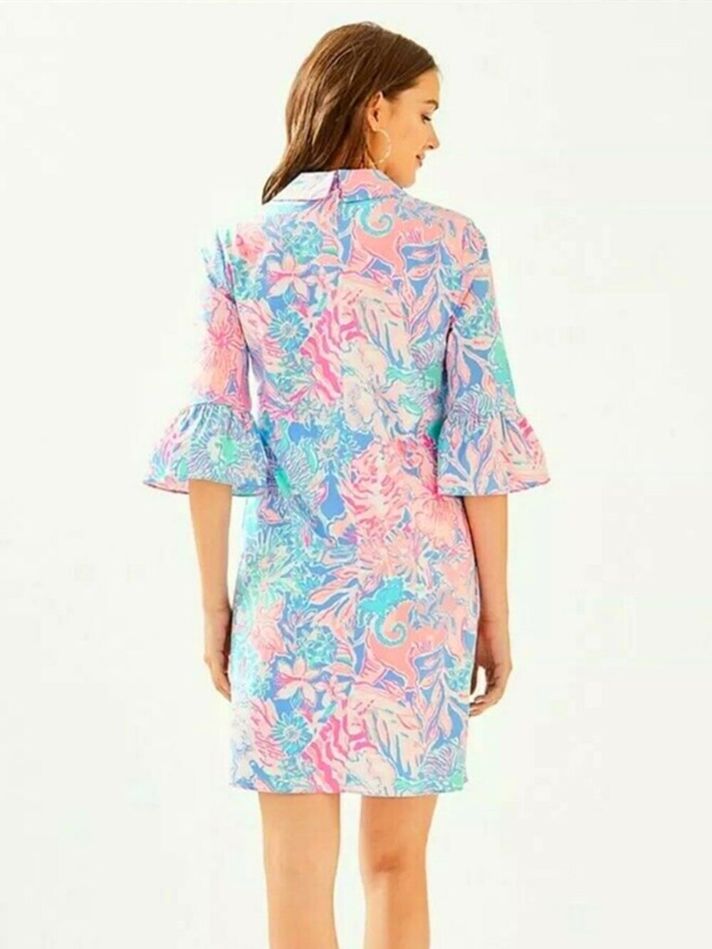 Lilly Pulitzer Ginger Viva La Lilly Tunic Shirtdress Size 6 NWT